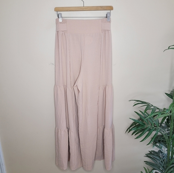 NWT Ces Femme | Taupe Wide Leg Pull-On Waist Pants Size Medium - Picture 4 of 6